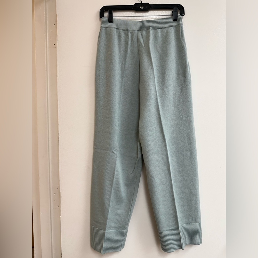 Free People Solar Sweater TOP AND PANT SET in Icy Lake - Picture 7 of 10
